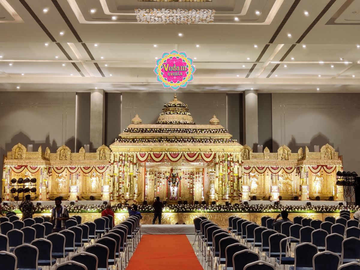 Wedding venue planned by Manomay Events in Hyderabad
